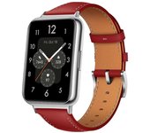 Correa de cuero de pulsera portátil para huaweiwatch fit 2