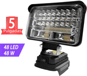 3/4/5/8Inch Led Light Portable Spotlights Cordless Outdoor Work Fishing Handheld Emergency Tool Light Fit 20v Makita Batteryt