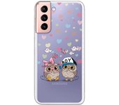 Funda compatible con Samsung Galaxy S21 - S30 (4G/5G) - Pareja Buhos
