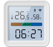 Tuya WIFI Temperature Humidity Sensor Hygrometer Thermometer Smart Home Backlight Smart Life Support Alexa Google Assistant