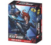 Puzzle lenticular prime 3d marvel black widow y taskmaster 200 piezas