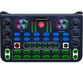 X60 sound card English version Professional sound card audio mixer Karaoke broadcast KTV performance live DJ professional mixer