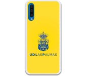 Funda original compatible con Samsung Galaxy A50 - Las Palmas Escudo Azul Fondo Amarillo