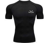 Graphic Compression Shirts for Men Summer Short Sleeve Rash Guard Gym Workout Tshirt Athletic Quick Dry Baselayer Undershirts