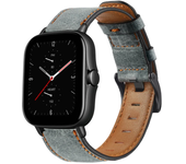 20mm 22mm Leather band For Amazfit GTS 4/3/2/GTS2 Mini/GTR 2e/3/Pro/42mm/47mm/stratos Watch Strap Bracelet Amazfit bip-U-S-lite