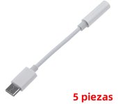 1-5PCS USB Type C To 3.5 Jack Earphone Adapter USB-C 3 5mm Audio Cable Converter For Samsung Galaxy Huawei Xiaomi PC Laptop Mac