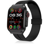 DAM. Smartwatch OP88. Pantalla curva AMOLED de 1.95 px, con llamadas Bluetooth, monitor de salud, corona multifunción. 4x2x5cm.