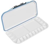 Paleta de acuarela, plegable y portátil, ideal para acuarela, acrílico y óleo. Un regalo ideal para artistas (Azul). Unidad 1.