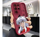 Handsome Inuyasha For Samsung S20 S21 S22 S23 S24 FE Plus Ultra 5G Note 20 Ultra Eyes Ladder Phone Case