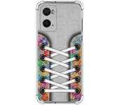 Funda Silicona Antigolpes para Oppo A76 / A96 diseño Zapatillas 04 Dibujos
