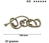 Classic IQ Metal Brain teaser Magic Puzzles Game Toys For Children Adults Funny Gifts Educational Toys Metal Puzzle