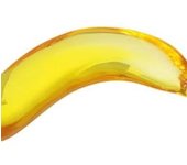 Estatuilla de fruta, adorno de decoración de escritorio, estatua moderna, escultura artística para mesa, estantería, dormitorio, tablero de instrumentos del coche, decoración del hogar, limón, 59x40 mm