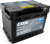 Batería de coche Exide EA612 Premium. 12V - 61Ah/600A (EN) Caja LB2