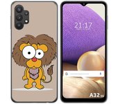 Tumundosmartphone Funda Gel Tpu para Samsung Galaxy A32 5G diseño Leon Dibujos