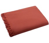 Manta de gasa de algodón puro de 4 capas con borlas, manta de crepé para bebé, manta de playa, manta de picnic, manta para automóvil