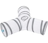 Túnel para Gatos de 3 Vías, Juego plegable para el túnel del Gato Juego Interactivo con Tubo de Gato Juego para Mascotas al Aire Libre para Interiores Gatitos (01 #)