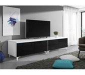 Mesa de tv Nashville 128 , Muebles ES, LED, Blanco, 200 x 43 x 45cm