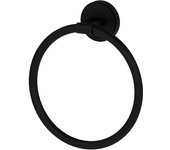 INMACOLATTA PALAZZO Anilla Toallero Negro Mate 45 Cm