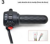 Electric Vehicle Combination Switch for 5th Generation Little Turtle Handle Seat Rotary Handle Integrated Switch Button Drum