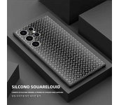 Metallic Texture Carbon Fiber Phone Case for Samsung Galaxy S22 Note 20 Ultra S23 S21 S20 FE S10 S10E Silicone Cases