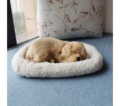 Realista dormir sudadera respiración Gato Perro peludo con Esterillas Creativos animales Decoración