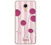 Tumundosmartphone Funda Gel Tpu para Wiko Tommy2 Diseño Flores Vintage Dibujos