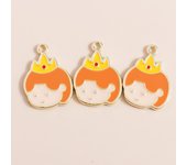 10pcs Cute Cartoon Girls Princess Charms for Making Earring Necklace Keychain Pendant DIY Fashion Jewelry Accessories