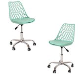 Pack 2 Sillas Mima Office - Celadón
