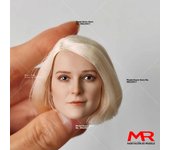 D-OO1 1/6 Scale Europe America Female Head Sculpt Carving Model Fit 12'' Soldier Action Figure Body Dolls