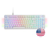 Mars Gaming MKPRO, Teclado Mecánico Gaming Completo, RGB Chroma, Switches Hot-Swap Mecánicos, Antighosting, Rueda de Control, Software Avanzado, Multiplataforma, Switch Silent , Idioma Español, Francés, Portugués, Italiano o Americano, Blanco