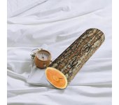 Cojín redondo natural con forma de tronco de madera, con impresión digital 3D, cómodo y divertido, ideal para el suelo, para sofá, sala de estar (2 unidades)