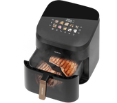Freidora de aire Cecofry&Grill Smokin' 8500 con doble grill ahumador 8.5L 2200W sabor de parrilla y platos saludables