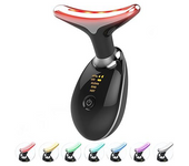 Masajeador facial de microcorriente EMS, inimputto de Belleza para lifting facial y de Cuello, antiarrugas, de la piel refurbecimiento, elimine la papada, de 7 Colores Luz, múltiples Modos