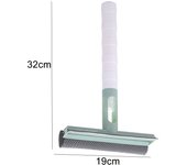3 in 1 Spray Scrape Wipe Window Squeegee Glass Cleaner Window Wiper Scraper Cleaning Shower Squeegee for Household Cleaning Tool