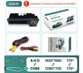 GreenYi 170° AHD 1080P Car Rear View Camera for Audi A3 8P A6 C6 A1 Q7 A4 B7 B6 S5 A6L Q5 Night Vision Reverse Reversing Vehicle