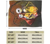 Nightmare Before Christmas Blanket Soft Jack Skellington & Sally Throw Blankets for Couch Bed Living Room Sofa