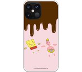 Funda original compatible con iPhone 12 Pro Max con un diseño de Bob Esponja y Patricio Ba?o