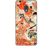 Tumundosmartphone Funda Gel Tpu para Alcatel 1C 2019 diseño Mármol 12 Dibujos