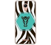 Tumundosmartphone Funda Gel Tpu para Wiko Tommy2 Diseño Cebra Dibujos