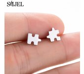 100% Stainless Steel Chemistry Atom Shape Earrings for Women Men Punk Molecule Studs Scientist Earing Unusual Graduation Gifts