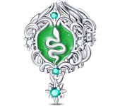 925 Silver Red Apple Green Spirit Snake Pendants Pink Robot Camera Charms Beads Fit Qikaola 925 Original Bracelets DIY Jewelry