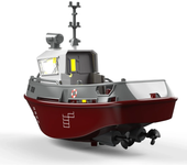 S820 RC Boat 2.4G 1/72 Powerful Dual Motors Wireless Electric Remote Control Tugboat Model Toys for Kids Gift
