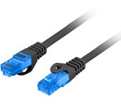 Lanberg patchcord s/ftp cat.6a 1m negro lszh
