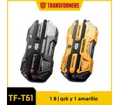 Choice TRANSFORMERS TF-T51 Bluetooth 5.4 Gaming Headsets Stereo Sound Wireless Earphones LED Display AI Translator Headphones