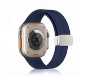 Magnetic Silicone Strap For Apple watch band 44mm 45mm 49mm 40mm 41mm 42mm 38mm correa Bracelet iWatch Series 7 8 se 6 9 ultra 2