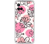 Funda Silicona Antigolpes para Vivo Y21 / Y21s / Y33s diseño Flores 09 Dibujos