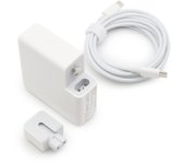Cargador USB-C 96W Certificado Apple para MacBook Pro 16/15/14/13 y iPad Pro 12,9/11-Adaptador de Carga rápida con Cable 2M USB-C a USB-C, seguridad CE/FCC-Gris Espacial