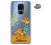Tumundosmartphone Funda Gel Transparente Xiaomi Redmi Note 9 Diseño Jirafa Alta Calidad