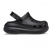 Crocs Crush U Zuecos Negros con Altura única de 5,2 Cm