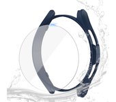 Glass+Case for Samsung Galaxy Watch 6 40mm 44mm Accessories PC Frame Protective Bumper galaxy Watch 6 Classic 43mm 47mm Cover